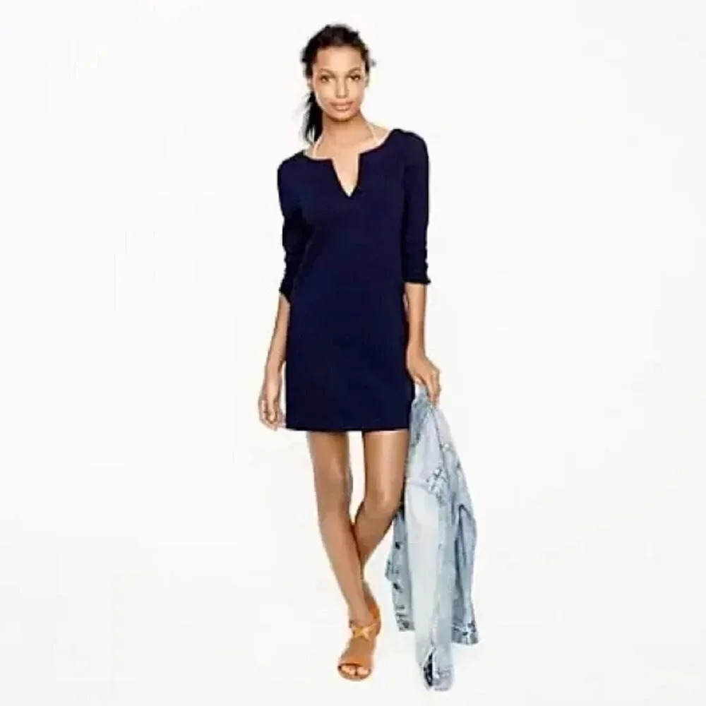 J.CREW | TUNIC DRESS IN ROYAL BLUE